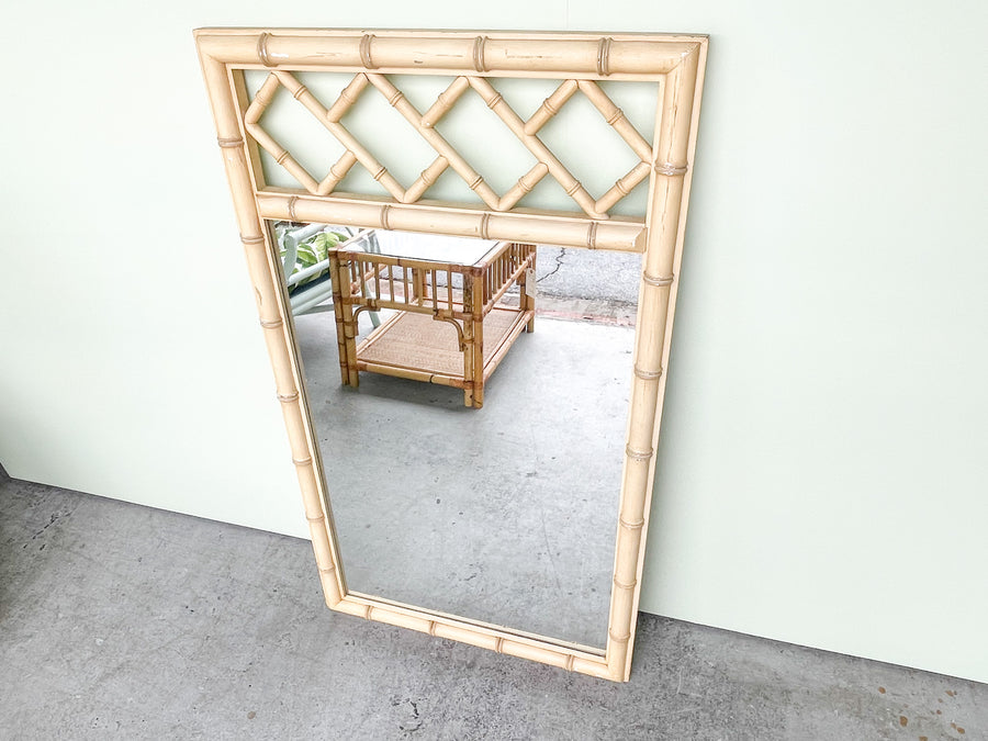 Faux Bamboo Chippendale Mirror
