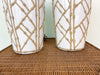 Pair of Faux Bamboo Icing Lamps