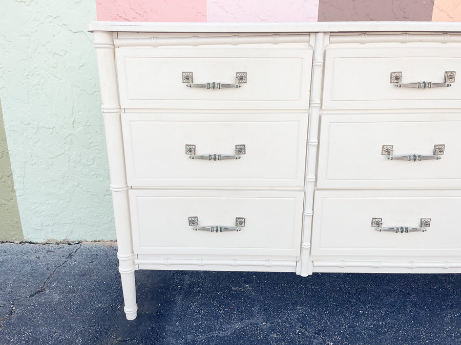 Palm Beach Chic Faux Bamboo Dresser