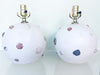 Pair of Coastal Chic Stone Lamps