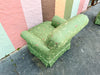 Pair of Green Butterfly Upholstered Chairs