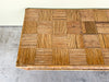 Island Style Parquet Bamboo Coffee Table