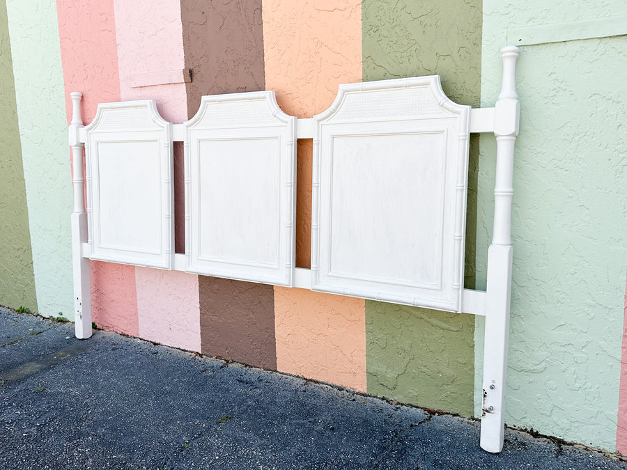 Palm Beach Chic Faux Bamboo King Headboard