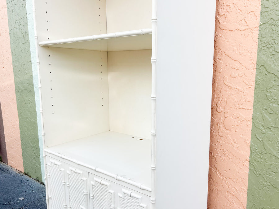 Palm Beach Chic Faux Bamboo Cabinets