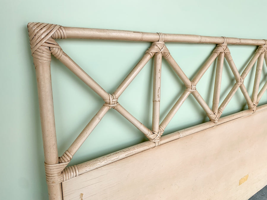 60s Chic Ficks Reed King Headboard