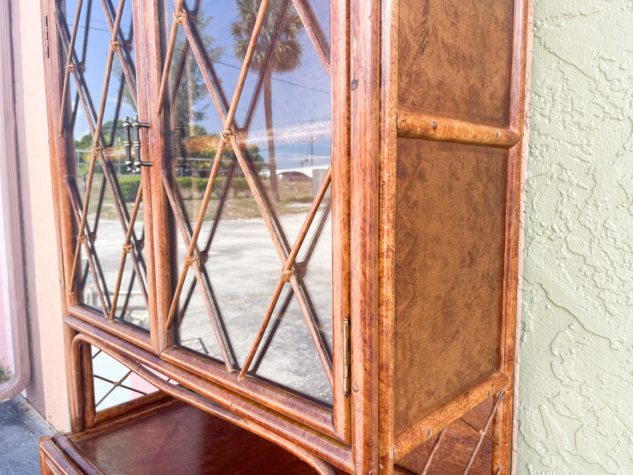West Indies Style Rattan Cabinet