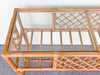 Rattan Lattice Console