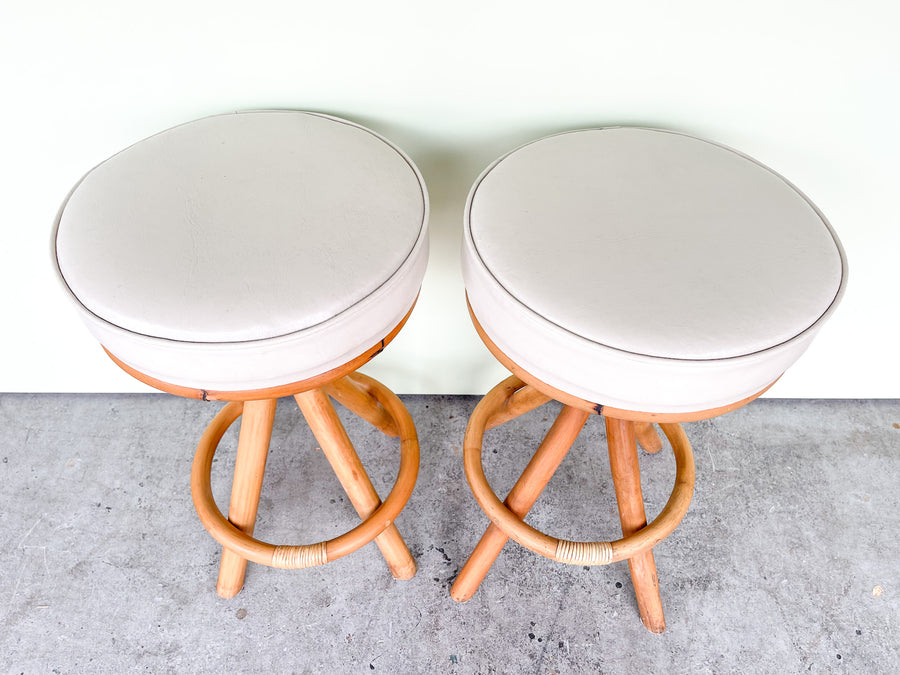 Pair of Old Florida Counter Stools