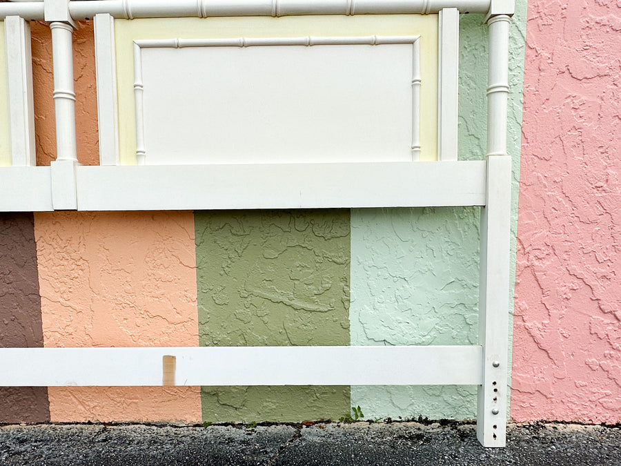 Palm Beach Chic Faux Bamboo King Headboard