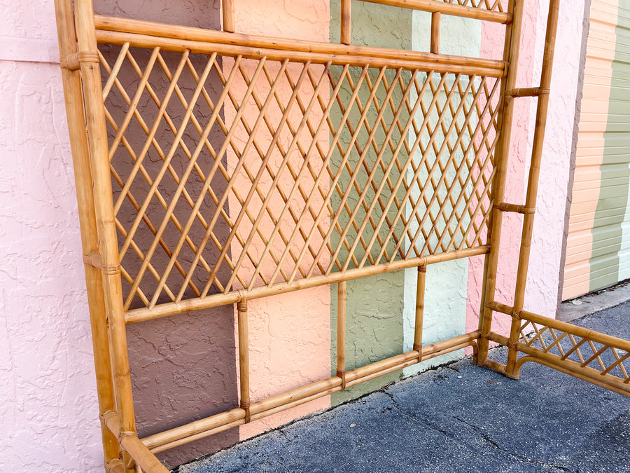 Fab Rattan Queen Canopy Bed