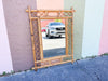 Old Florida Rattan Mirror