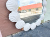 Coastal Chic Plaster Shell Mirror