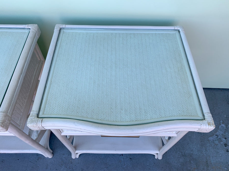 Pair of Palm Tree Nightstands