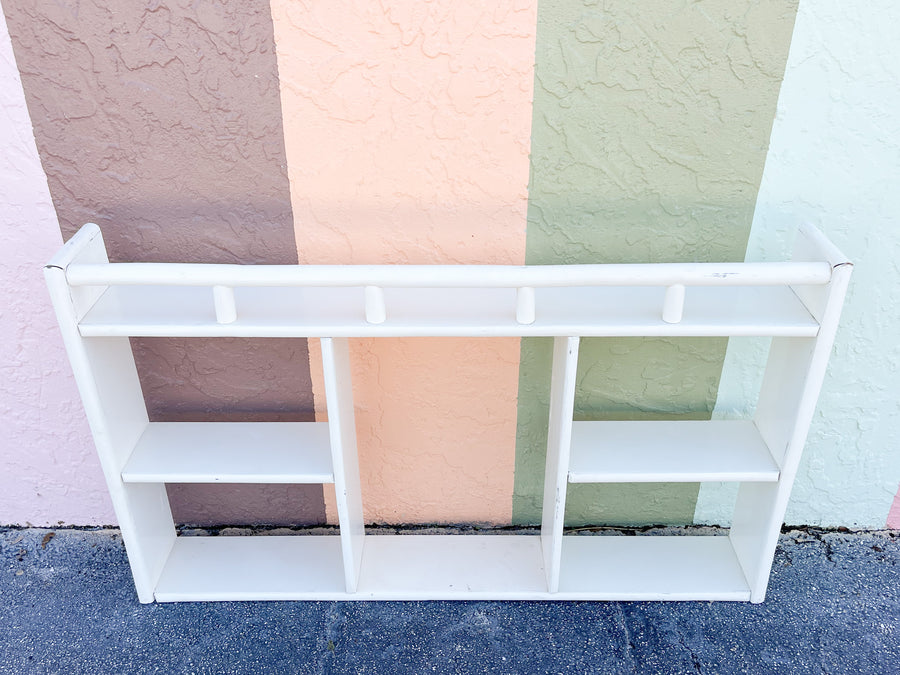 Old Florida Rattan Shelf