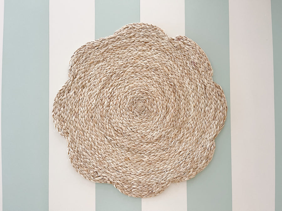 Set of Four Tropical Flower Place Mats