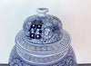 Large Blue and White Forever Jar