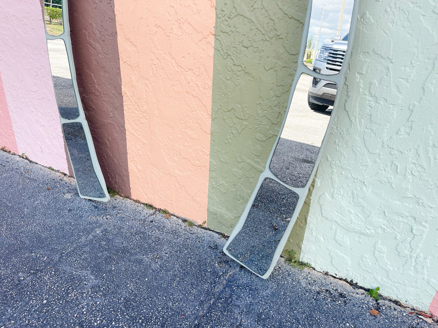 Pair of Miami Vice Inspired Mirrored Palms