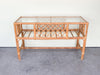 Rattan Lattice Console