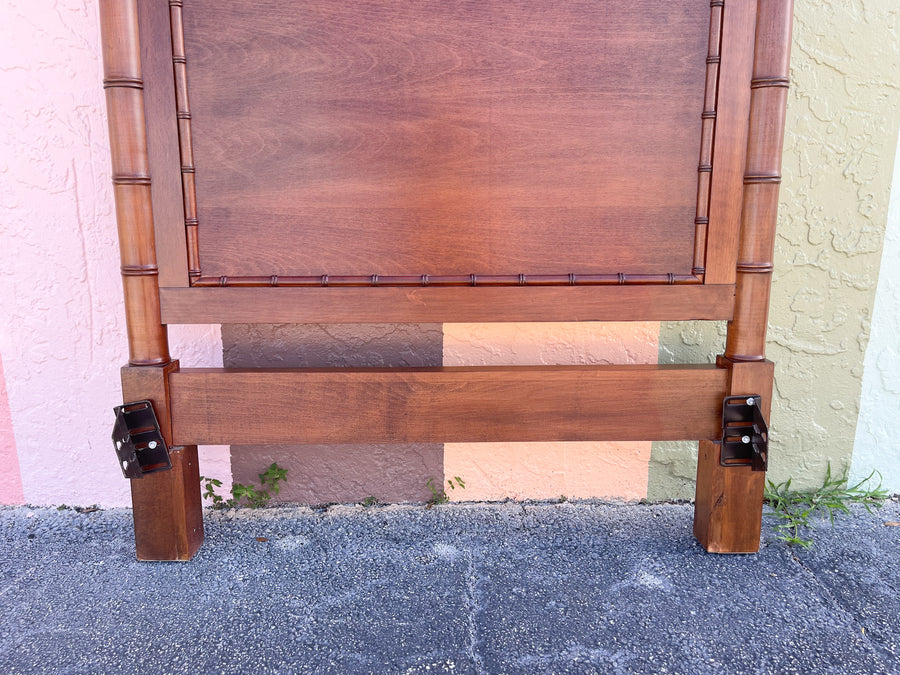 Pair of The Breakers Faux Bamboo Headboards