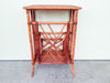 Chippendale Rattan Magazine Side Table