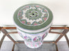 Petite Pink and Green Garden Seat