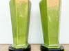 Pair of So 60s Key Lime Lamps