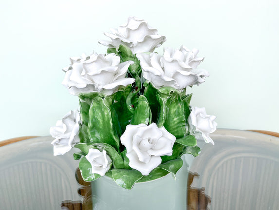 Porcelain Gardenia Sculpture