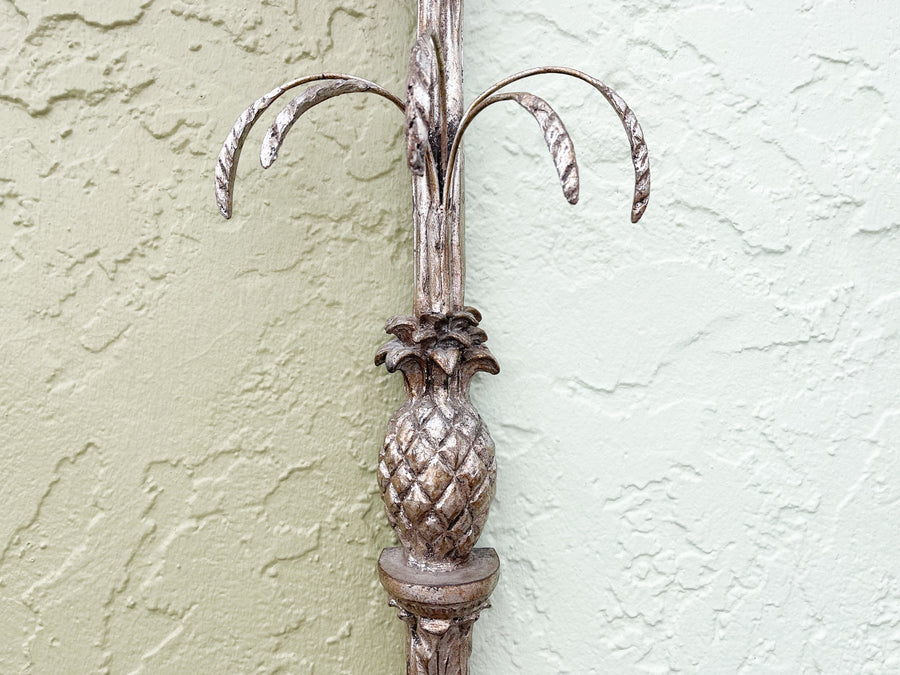 Pair of Pineapple and Bow Wall Sconces