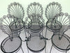 Peacock Wrought Iron Dining Table and Chairs