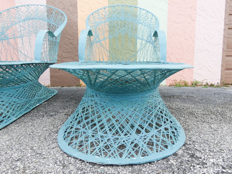 Pair of Fab Webspun Chaises