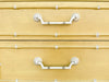 Thomasville Yellow Faux Bamboo Lingerie Chest