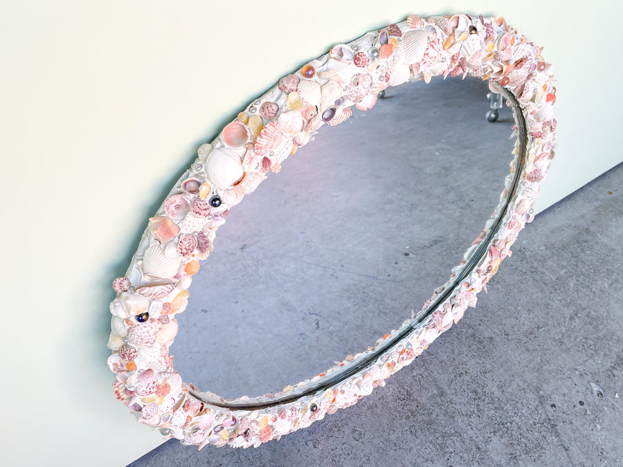 Oval Shell Mirror