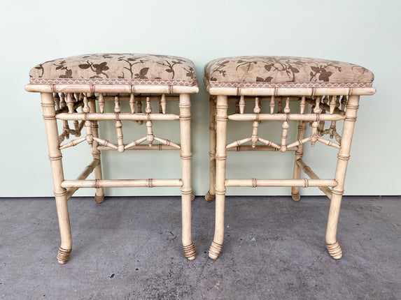 Fab Faux Bamboo Bar Stools