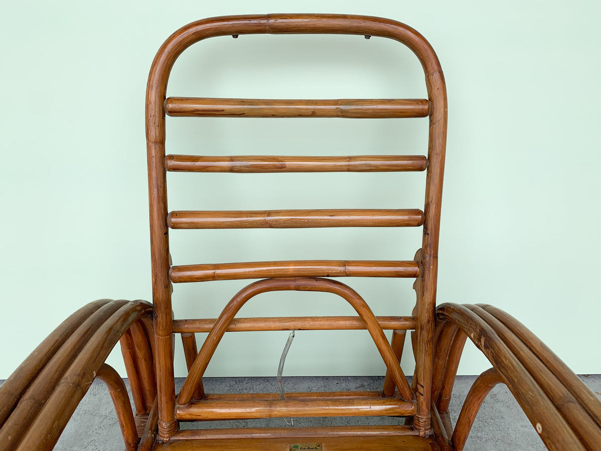 1950’s Ficks Reed Rattan Recliner