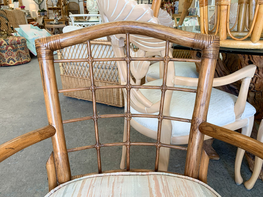 Pair of Cute Rattan Arm Chairs