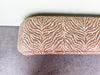 Waterfall Zebra Print Upholstered Bench