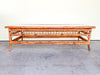Island Chic Chippendale Rattan Coffee Table