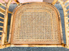 Set of Six Island Style Rattan and Cane Arm Chairs