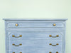 Coastal Blue Oversized Ficks Reed Chest