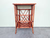 Chippendale Rattan Magazine Side Table