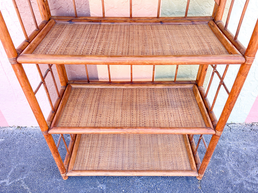 Island Chic Rattan Etagere