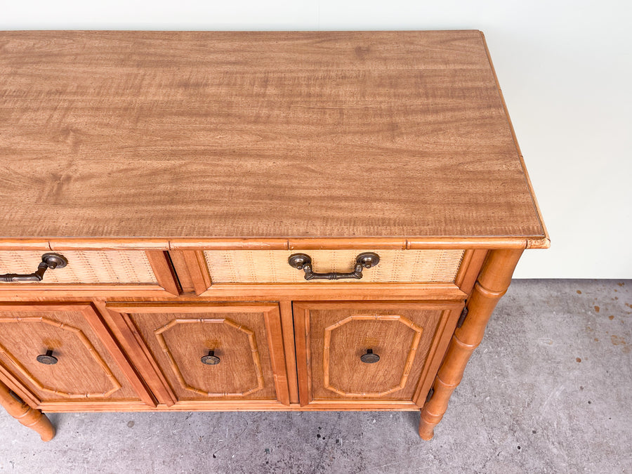 Natural Faux Bamboo Server