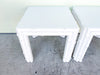 Pair of Faux Bamboo End Tables