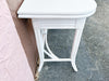 Palm Beach Chic Painted Rattan Desk