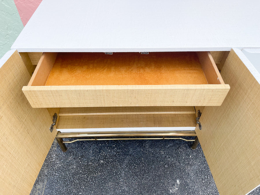 Linen Wrapped Mastercraft Credenza