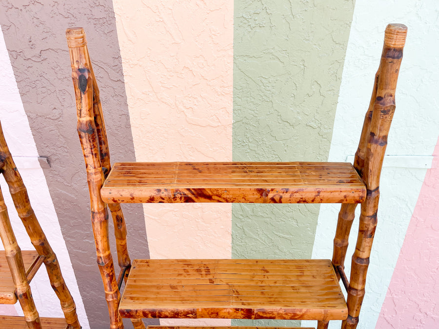 Pair of Tortoiseshell Etageres