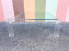 Glam Lucite Coffee Table