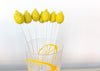 Lemon Love Glassware and Swizzle Set