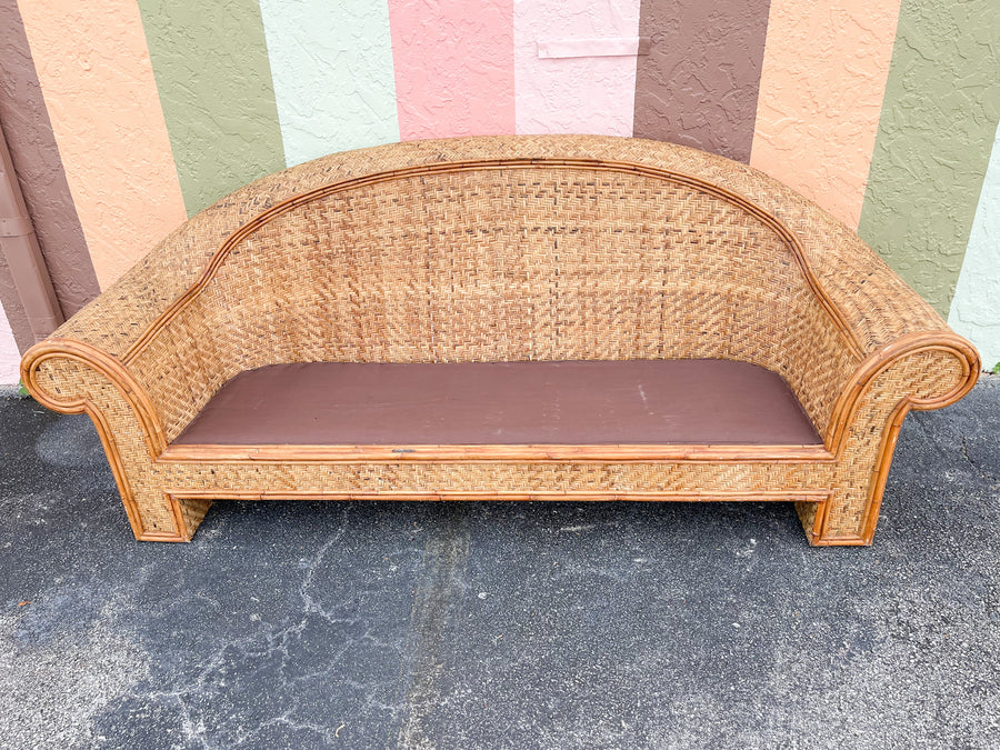 Ralph Lauren Rattan Sofa