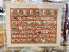 Asian Calendor in Lucite Shadow Box